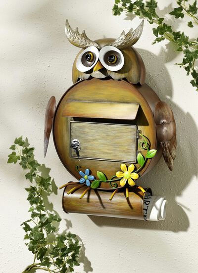 Briefkasten &laquo;Wachsame Eule&raquo; 