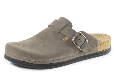 Mubb Clog aus bestem Rind-Veloursleder, , large