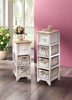 Kommode mit Rattank&ouml;rben 