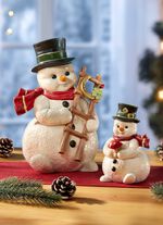 Handgefertigter Schneemann aus dem Hause Goebel 