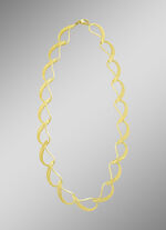 Vergoldete Halskette aus Silber  