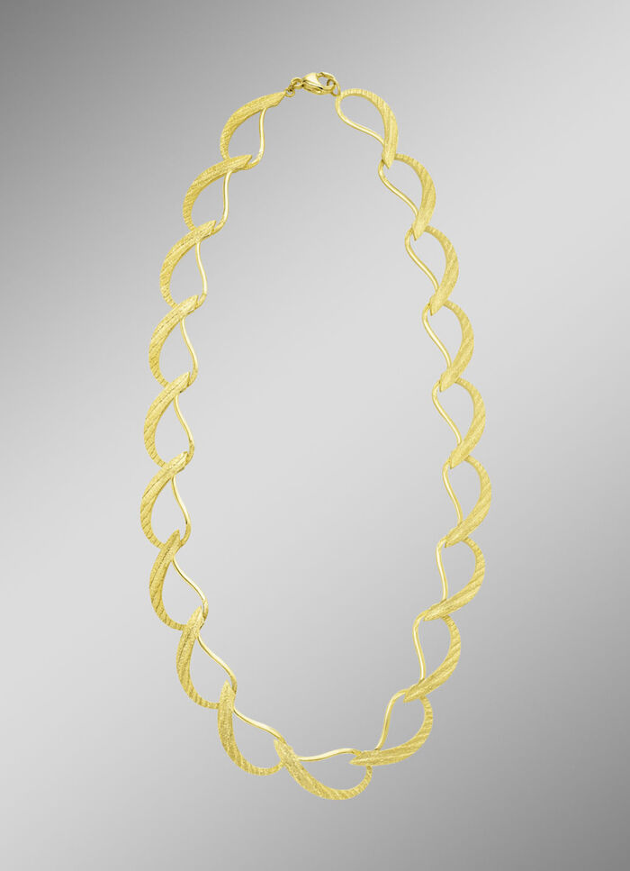 Vergoldete Halskette aus Silber  