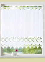 Kurzstore mit Blumen in Macramé-Spitze 