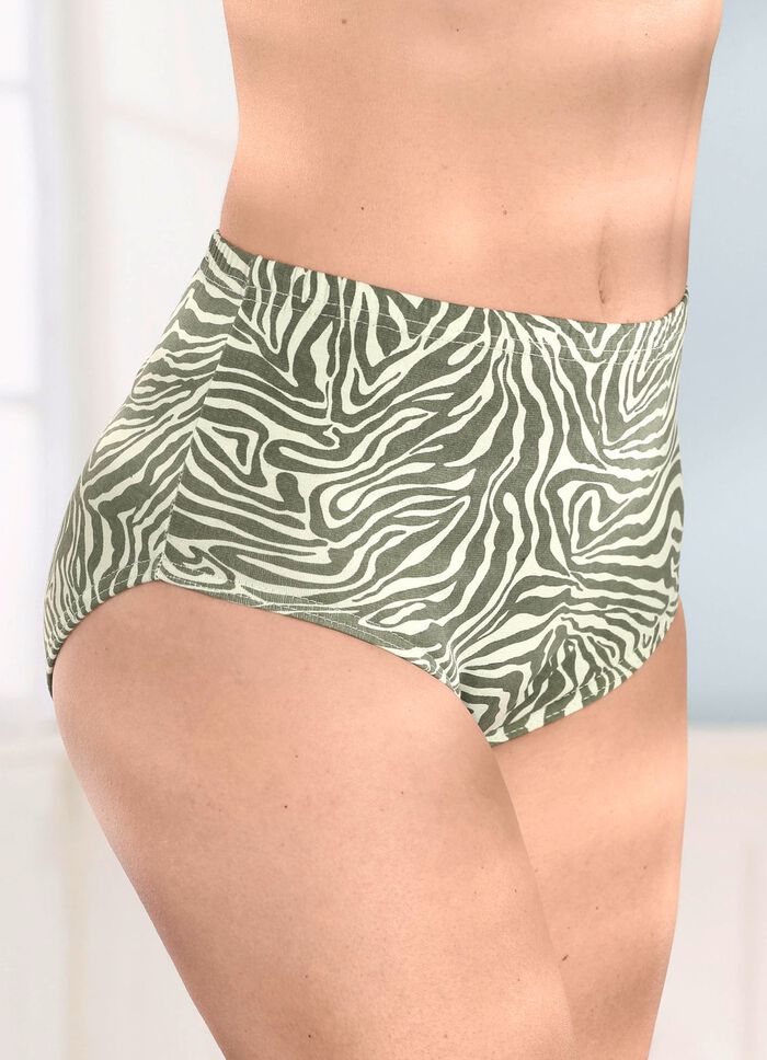 Sechserpack Slips mit Gummizug im Bund 