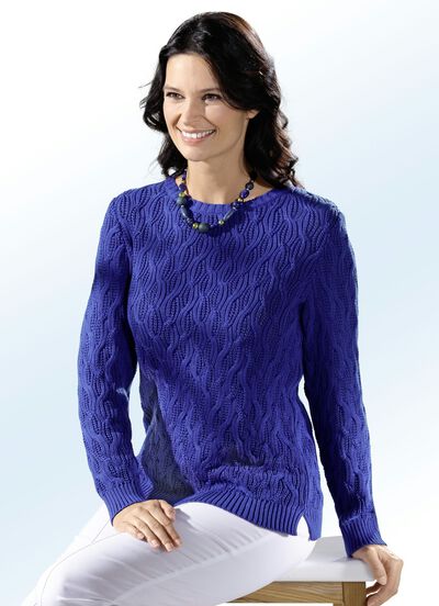 Pullover mit Strukturdessin 