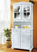 Buffet aus massivem Kiefernholz WEISS