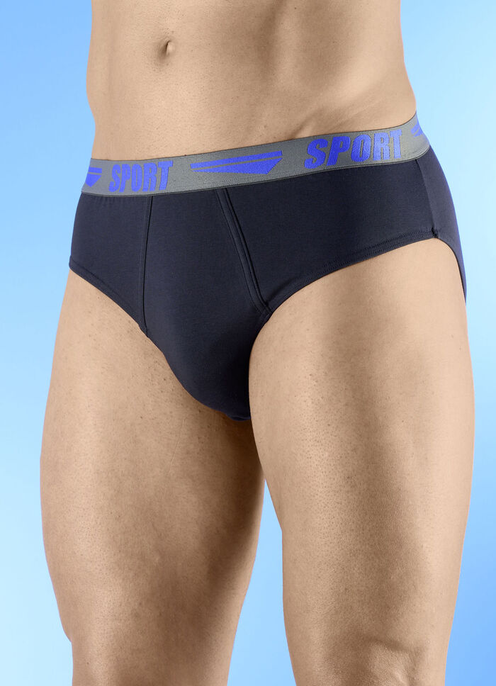 Viererpack Slips mit Elastikbund 