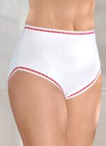 Siebenerpack Slips mit Kontrastabschl&uuml;ssen 