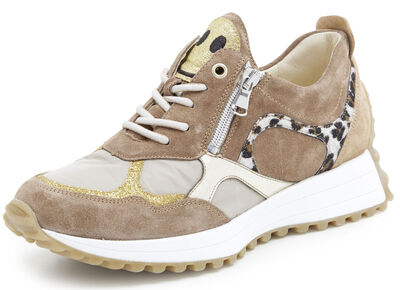 Waldläufer Sneaker mit frecher Glitzer-Applikation 