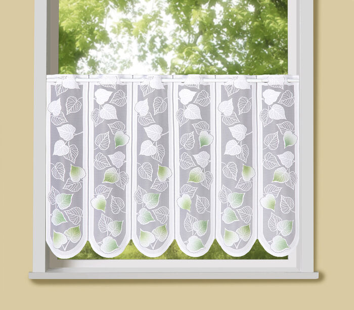 Handcolorierter Kurzstore mit Ginkgo-Motiv 