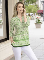 Shirt-Tunika mit Manschetten&auml;rmeln 