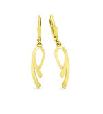 Durchbrochene Ohrringe aus Gold 