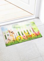 Fussmatte mit Osterhasen-Motiv 