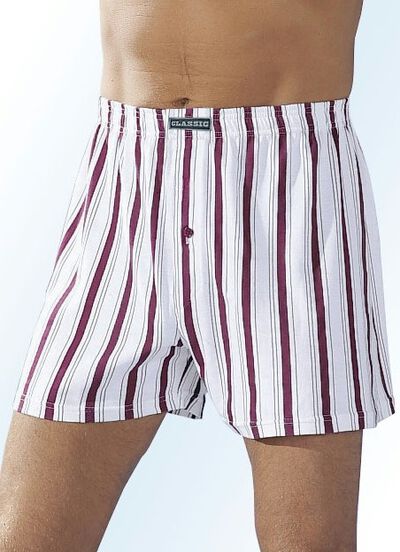 Viererpack Boxershorts, bunt gestreift 