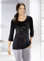 Herrliches Shirt mit Zierplättchen 