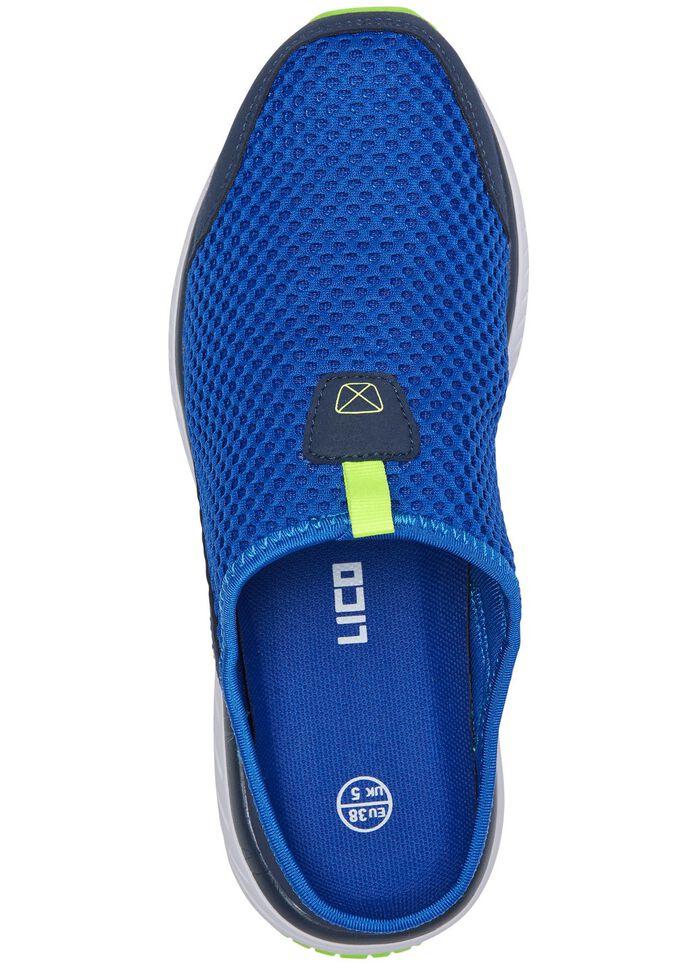 Sabot aus Textilmaterial mit Synthetikbes&auml;tzen 