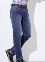 Jeans in 5-Pocket Form in 3 Farben JEANSBLAU