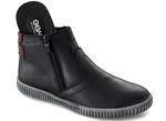 Gemini Stiefelette aus Rind-Nappaleder SCHWARZ
