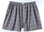 Viererpack Boxershorts mit Eingriff, kariert 