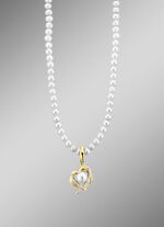 Herz-Anh&auml;nger mit Perlenkette 