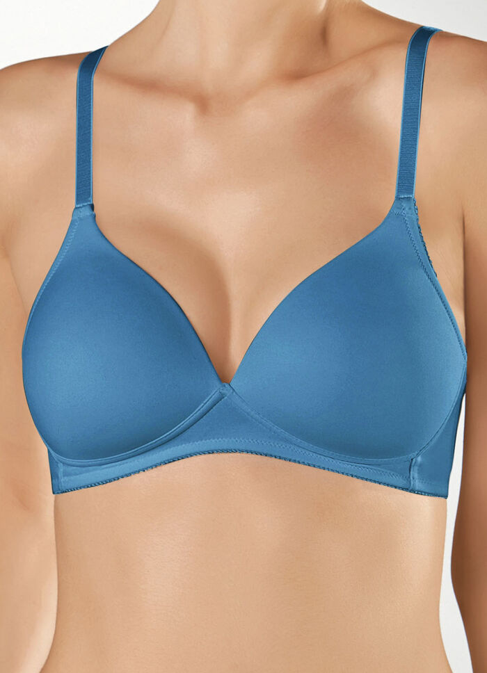 Naturana Zweierpack BH mit gepolsterten Cups 1X PAZIFIK, 1X PUDER