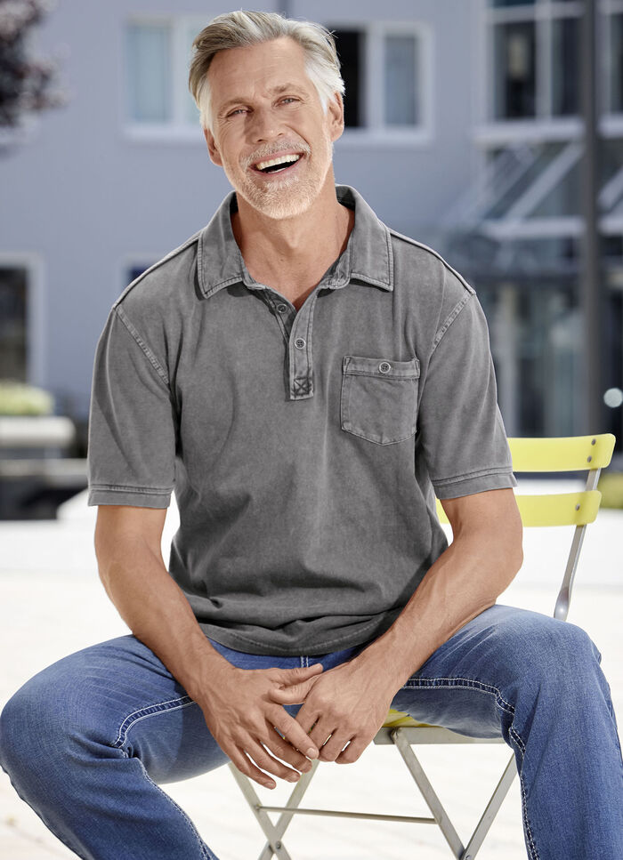 Poloshirt in 4 Farben ANTHRAZIT