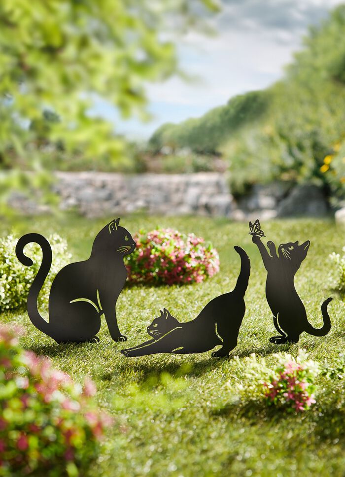 Gartenstecker aus Metall, 3er-Set 