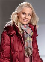 Schal mit Fantasiedessin 