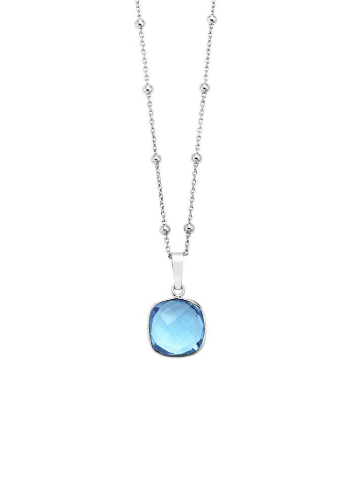 Strahlender Anhänger mit stilvoller Kette 