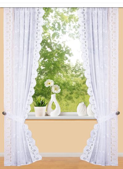 H&uuml;bsche Raffvorhang-Garnitur mit Automatikfaltenband 