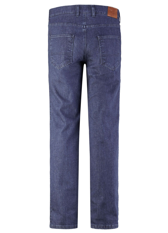 «Francesco Botti»-Jeans mit Komfortbund in 3 Farben DUNKELJEANS