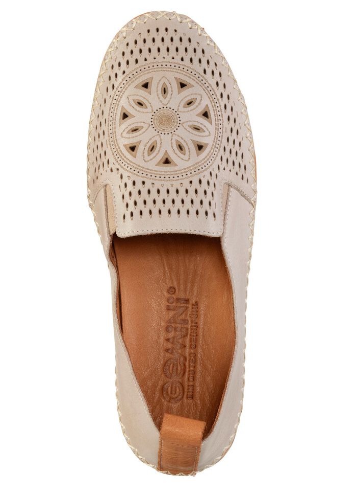 Gemini, sommerliche Damen-Slipper, Weite G, mit herausnehmbarem Fussbett 