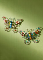 Wanddekoration aus Metall 