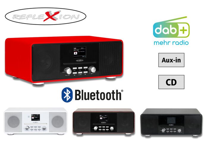 Reflexion HRA19DAB Stereoanlage mit DAB+ Radio BRAUN