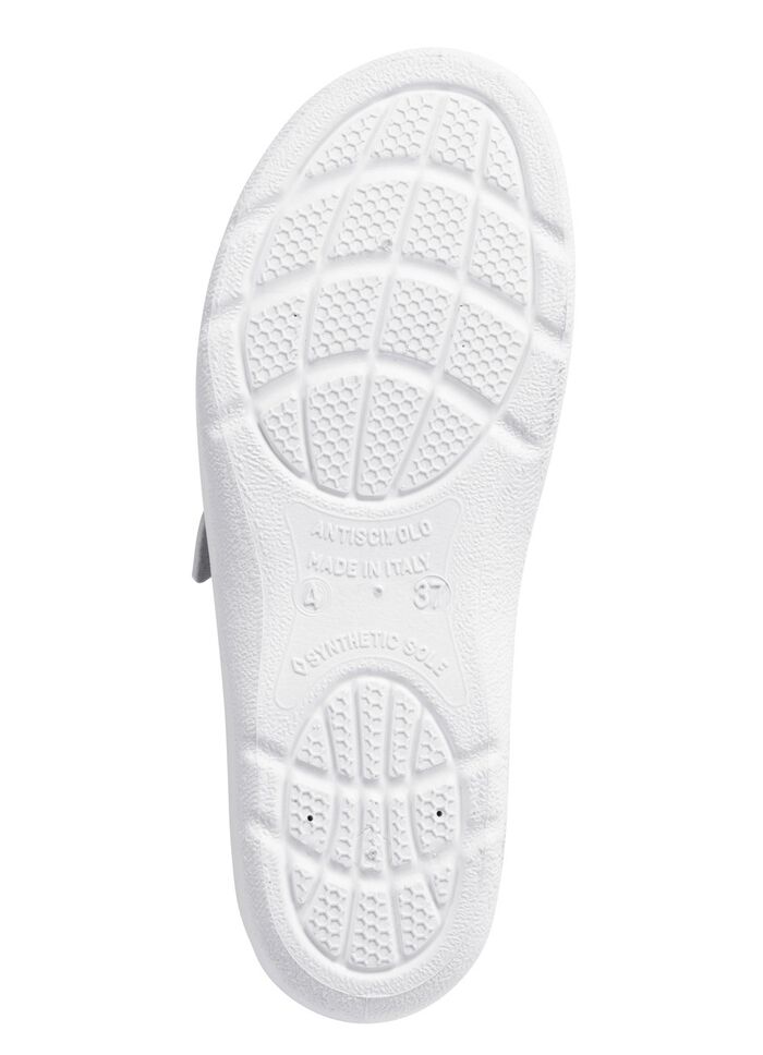 Pantolette mit floralem Druck 