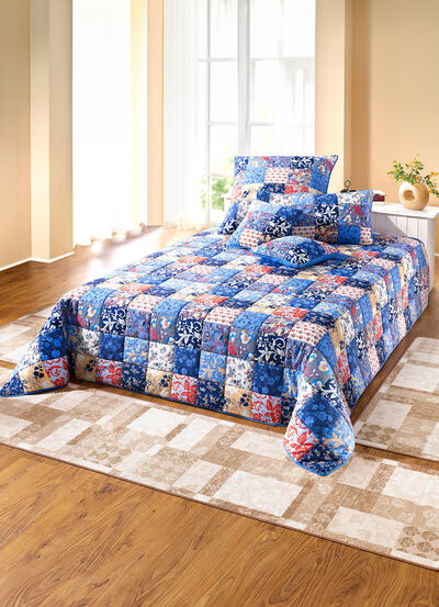 «Dreams» Tagesdecke in Patchwork-Optik 