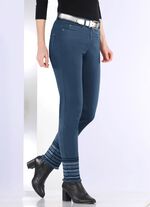 Hose mit aufwendiger Stickerei im Ethno-Stil 