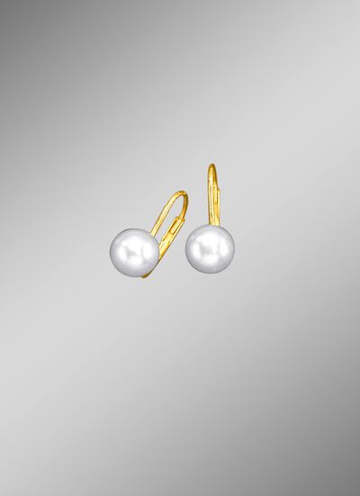 Ohrringe mit S&uuml;sswasser-Zuchtperlen 