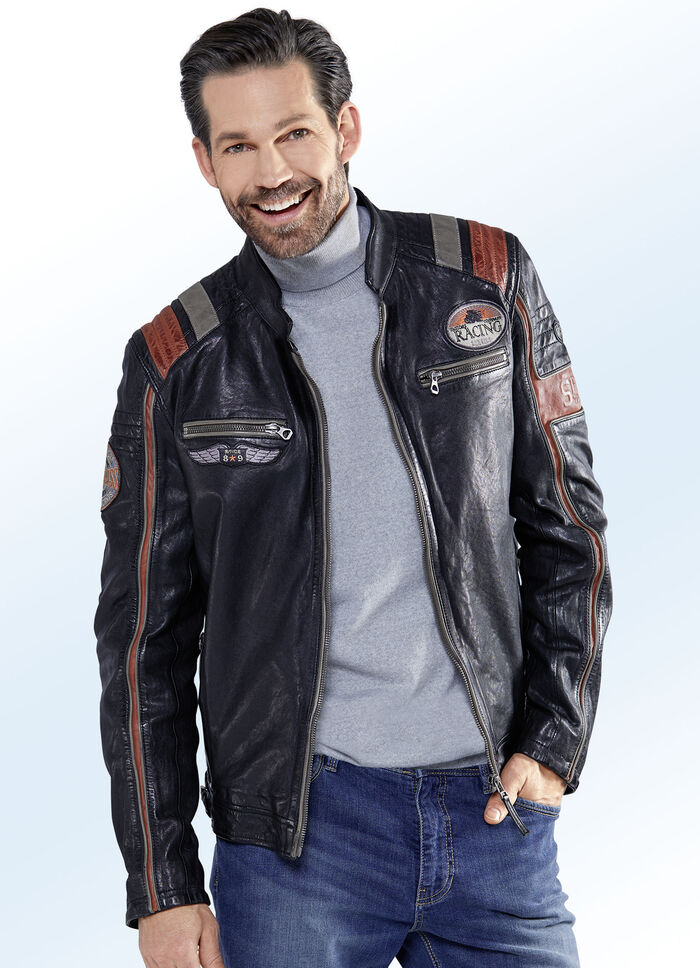 Lederkurzjacke von «Gipsy» 