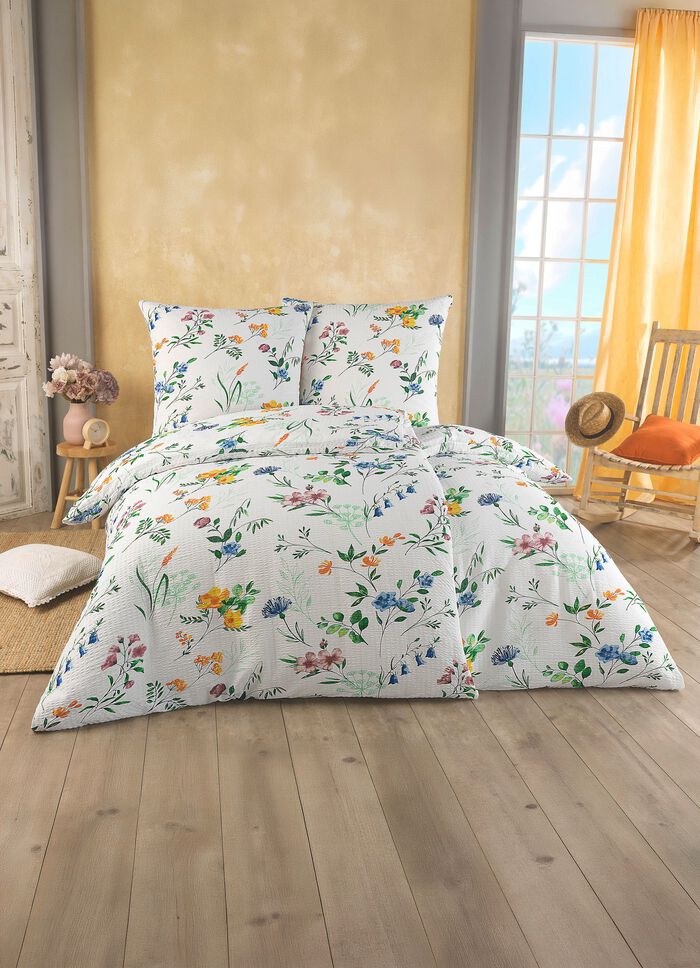 Bettw&auml;sche-Garnitur mit Reissverschluss 