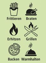 Digitale Heissluft-Fritteuse 