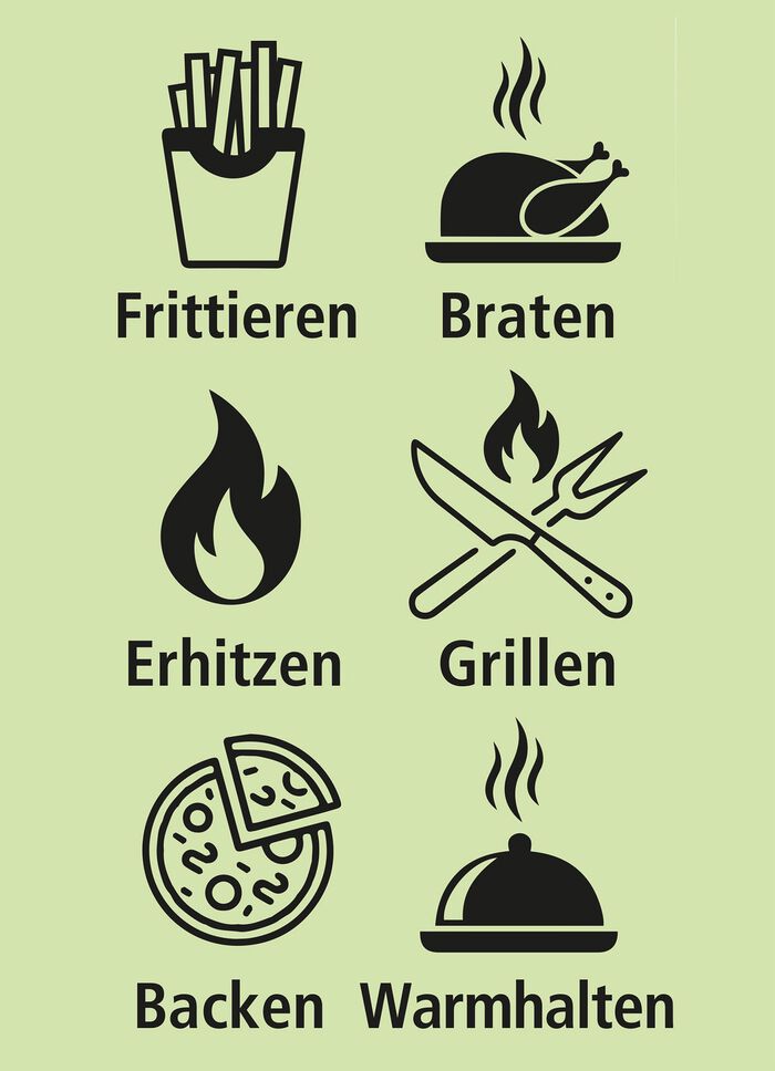 Digitale Heissluft-Fritteuse 