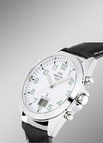Master Time Funk-Herrenuhr mit Lederband 