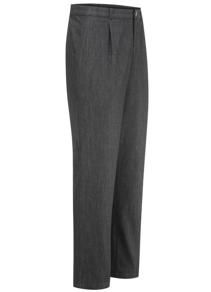 &laquo;Klaus Modelle&raquo;-Edeljeans mit Bundfalten in 2 Farben 