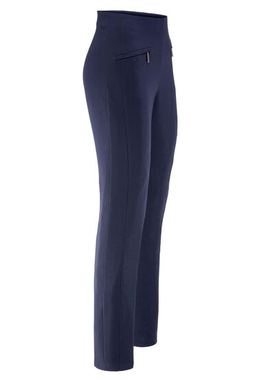 Hose mit Reißverschlüssen an den Taschen 