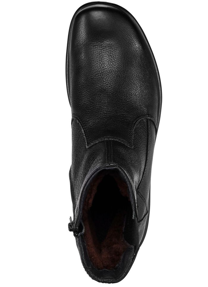 Stiefelette mit echtem Lammfellfutter 