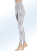 Zweierpack Leggings mit BIO-Baumwolle 1X GRAU MELIERT, 1X MARINE