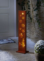 LED-Stele aus Metall, «Winter» 