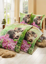 Bettw&auml;sche-Garnitur mit Reissverschluss 