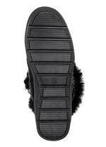 ELENA EDEN, gefütterte Damen-Boots, Winterschuhe, Weite G, mit herausnehmbarem Fussbett SCHWARZ